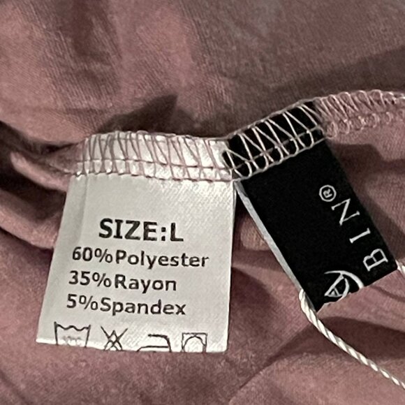 Women's long-sleeve V-neck top Size L - Picture 9 of 10